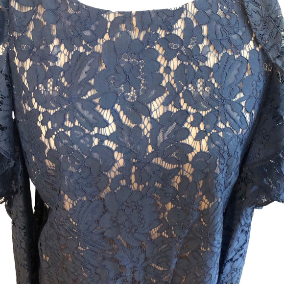 Eliza J Cold Shoulder Lace Dress Size 14 - Picture 4 of 7